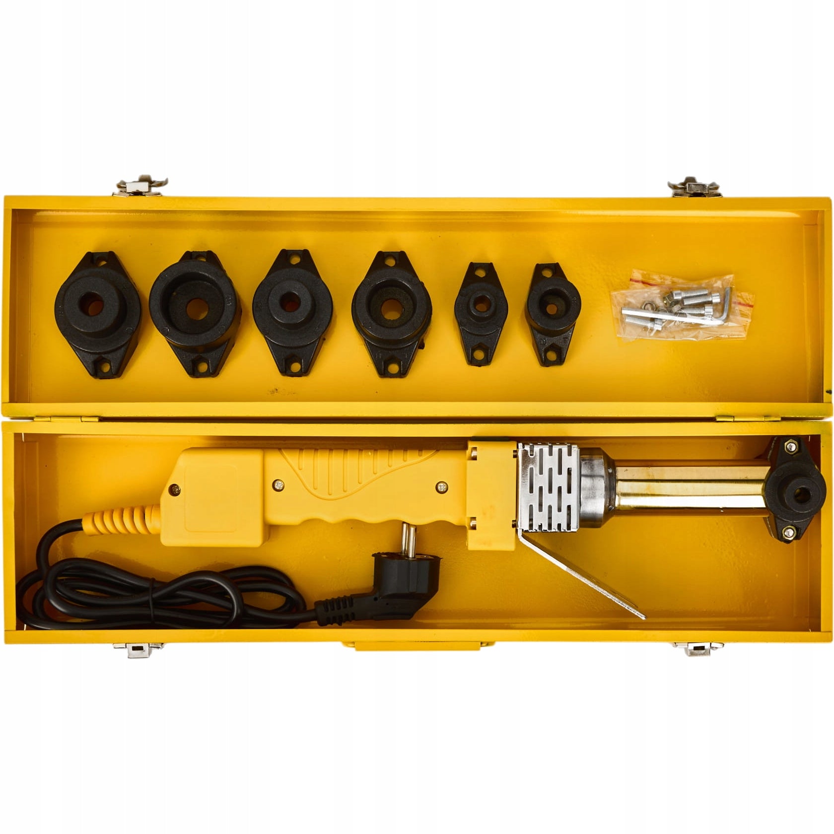 POLYFUSION PVC PIPE MANDREL WELDING MACHINE 2800W/230V CASE + DIES Brand Kraft&Dele
