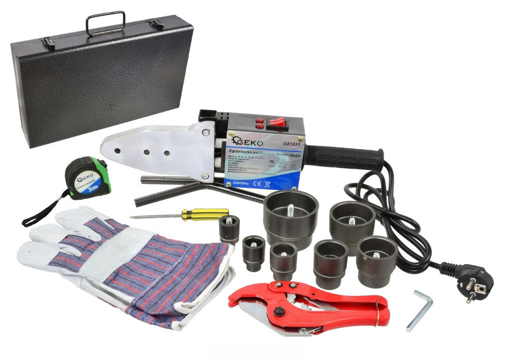 POLYFUSION WELDING MACHINE FOR PIPES 1500 IN WITH ACCESSORIES GEKO