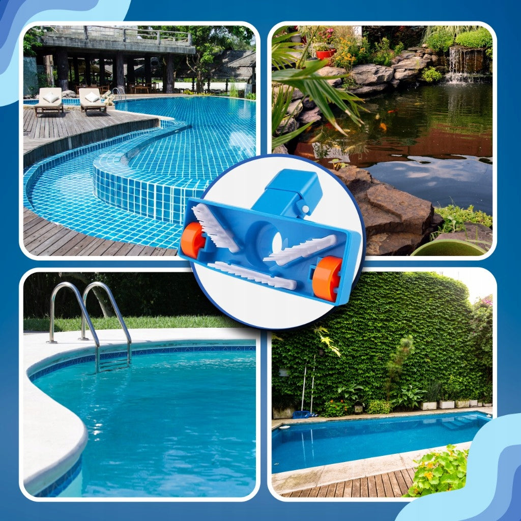 POOL BOTTOM CLEANING VACUUM CLEANER POOL SET MESH BAG +STICK SET Manufacturer code DOKURZACZ DO BASENU WWG POLAND ZESTAW Z KIJEM