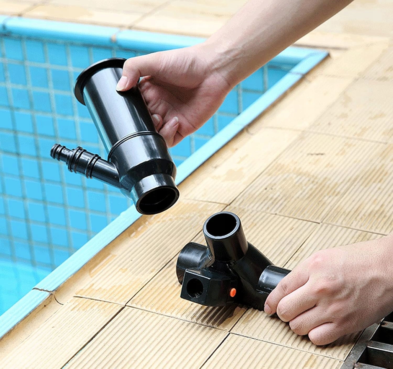 POOL BOTTOM CLEANING VACUUM CLEANER SET + TELESCOPIC POLE + XXL MESH Customs tariff code 85081100