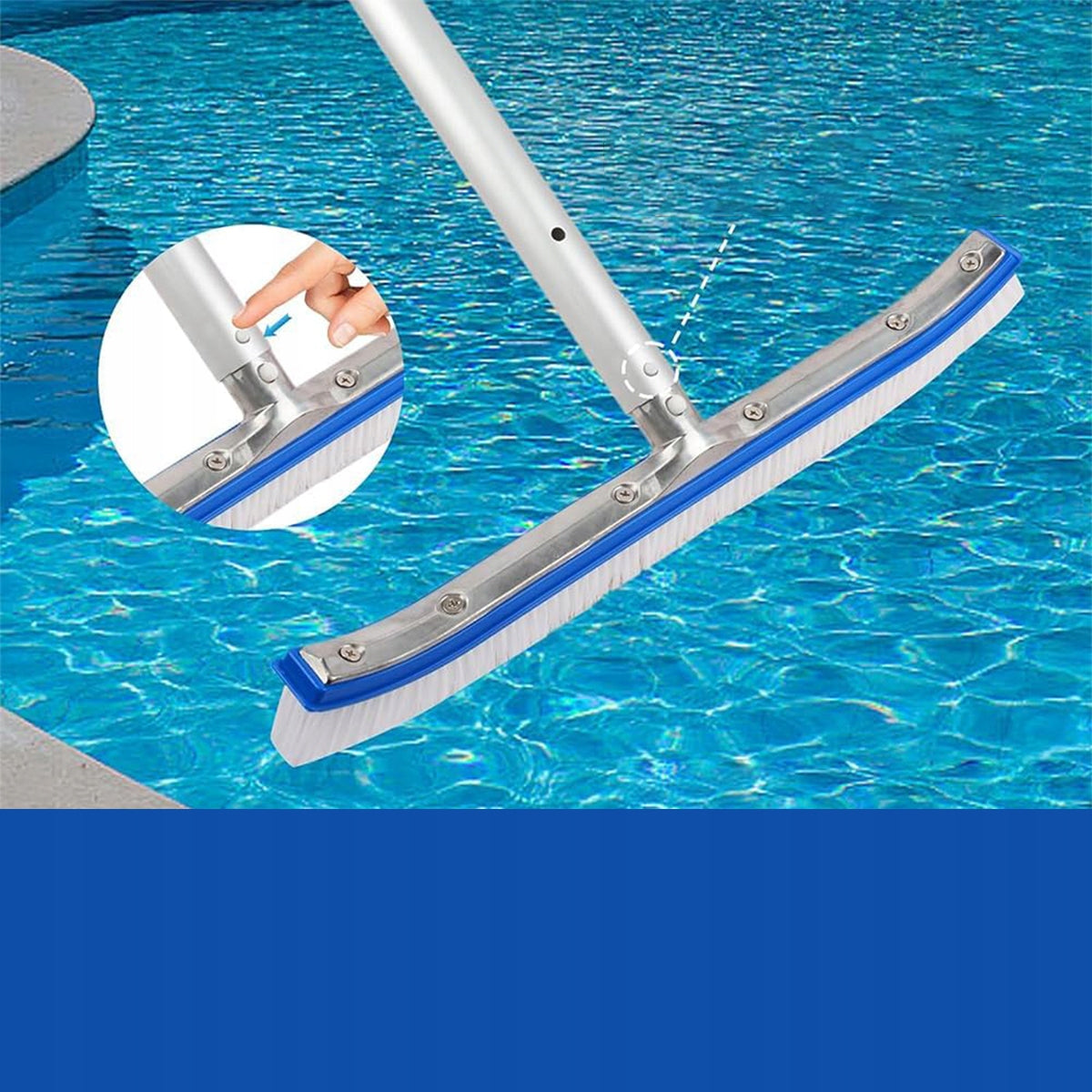 POOL BRUSH POOL BOTTOM CLEANING KIT WITH TELESCOPIC POLE Manufacturer code 4016858545279