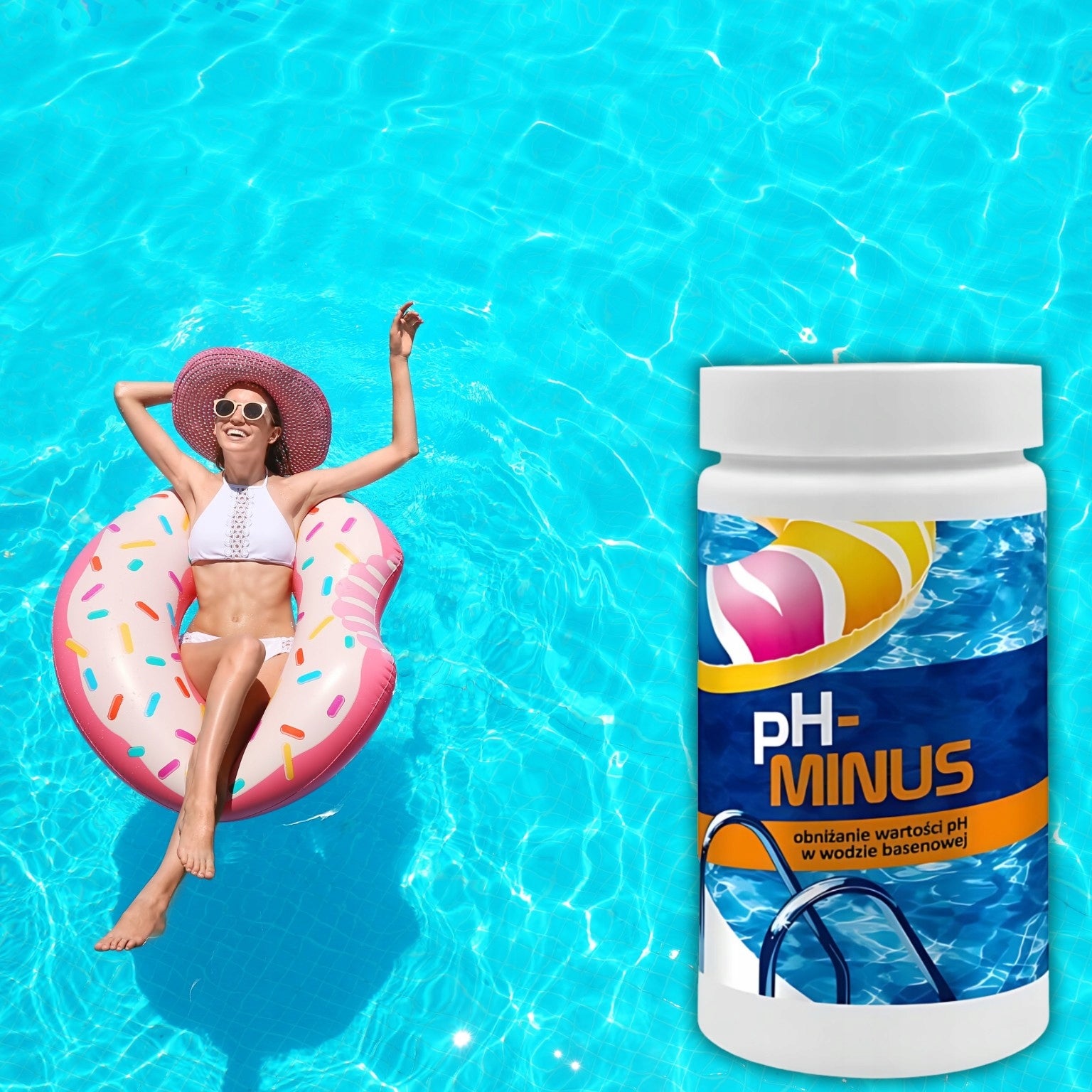 POOL CHEMICALS FOR MUNKY WATER CHLORINE SHOCK FOR POOL PH+ PLUS PH- MINUS 3IN1 Kind chlorine