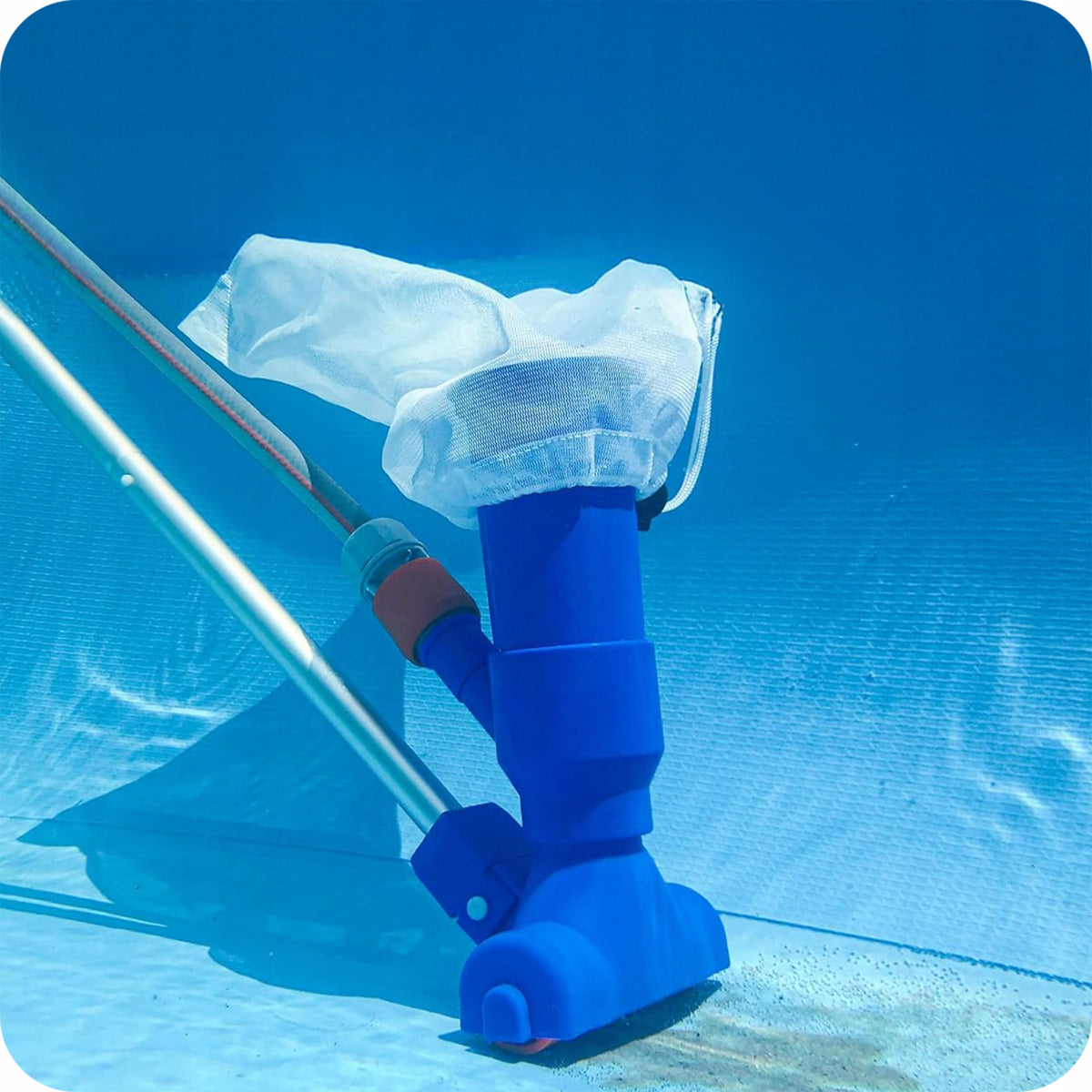 POOL CLEANER POOL BOTTOM MESH SPA BRUSH + STICK Manufacturer code ODKURZACZ DO CZYSZCZENIA DNA BASENU KRUMAD