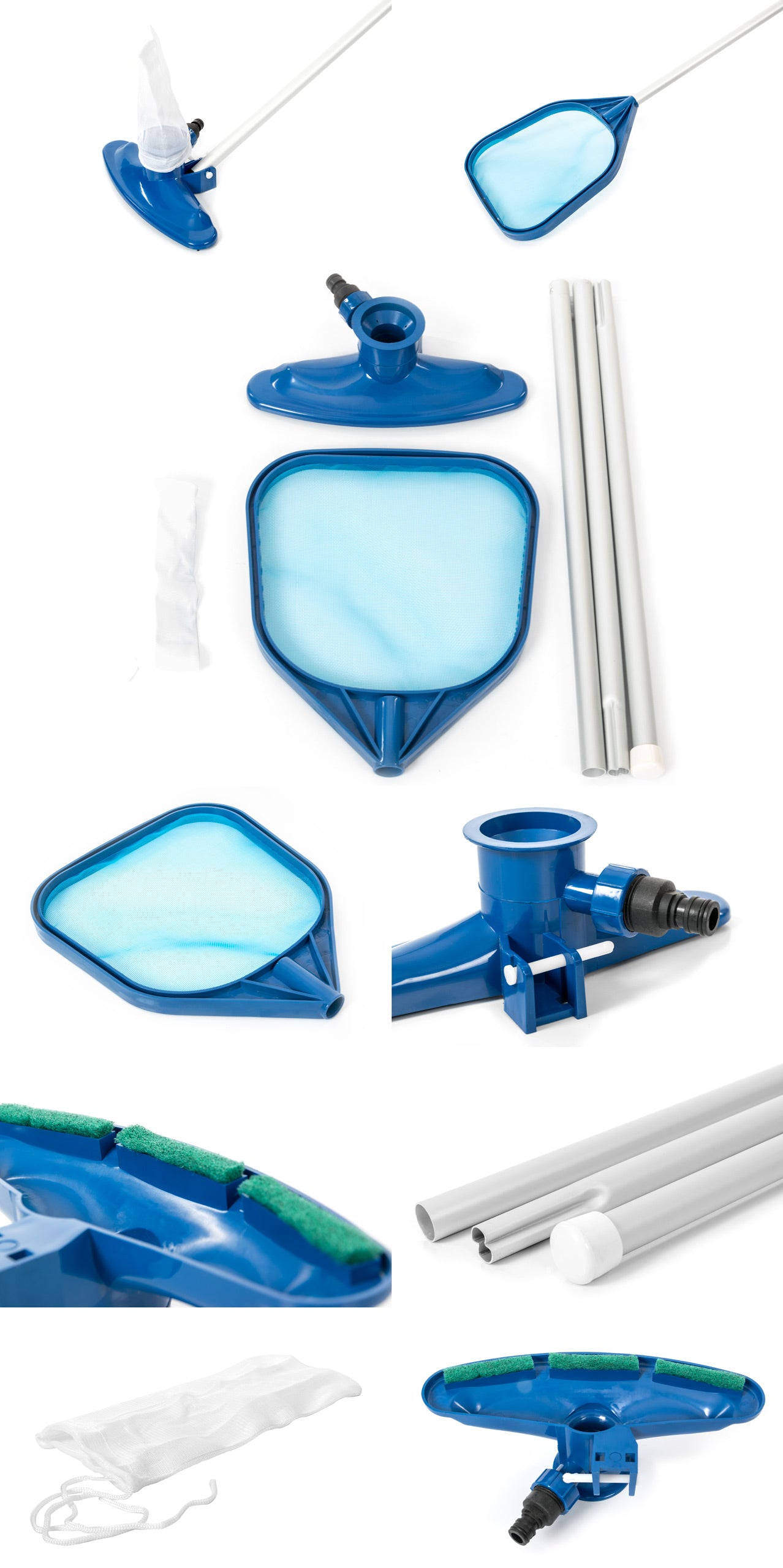 POOL CLEANING KIT 161 CM VACUUM CLEANER MESH STICK Manufacturer Avenli