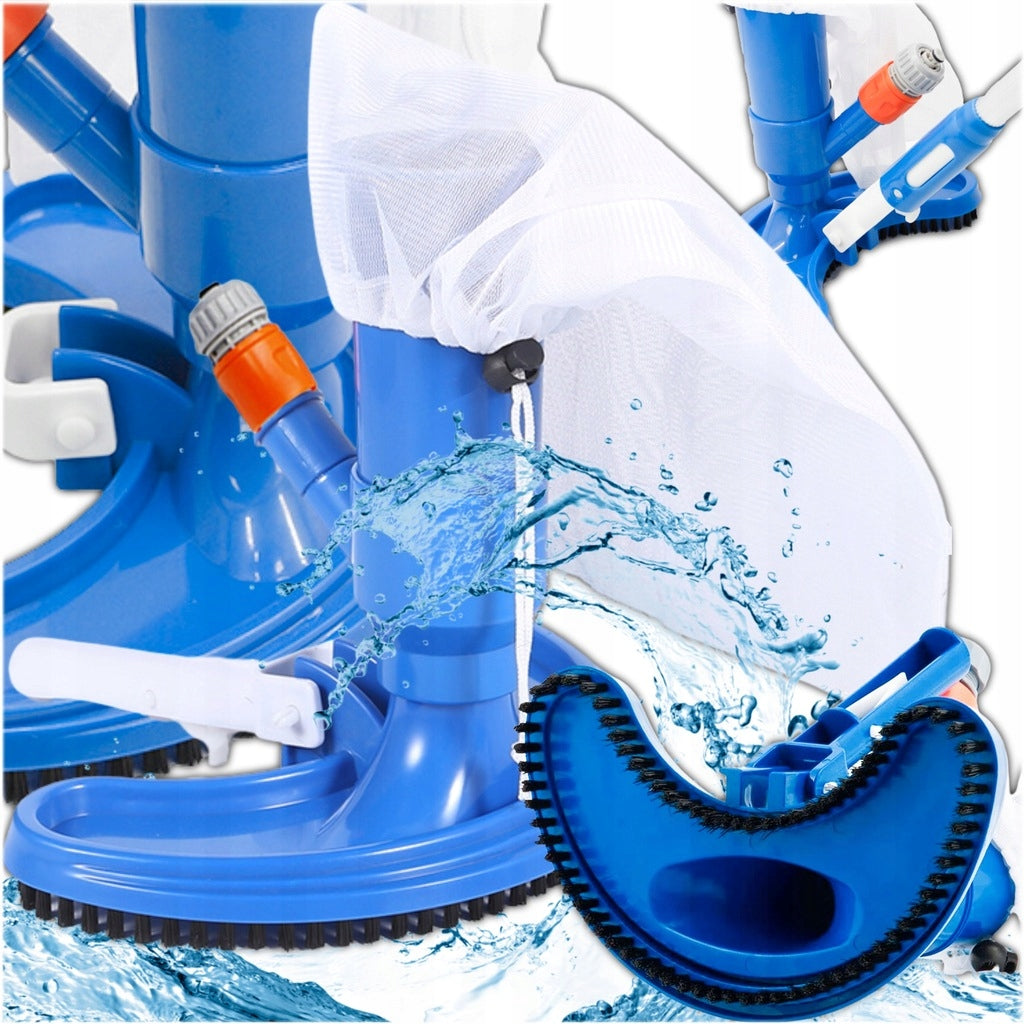 POOL CLEANING VACUUM CLEANER FOR POOL BOTTOM EYE BRUSH SET Packaging status original