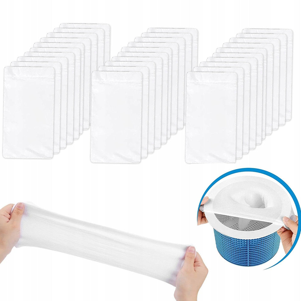 POOL FILTER 30X POLLUTION SKIMMER SOCKS