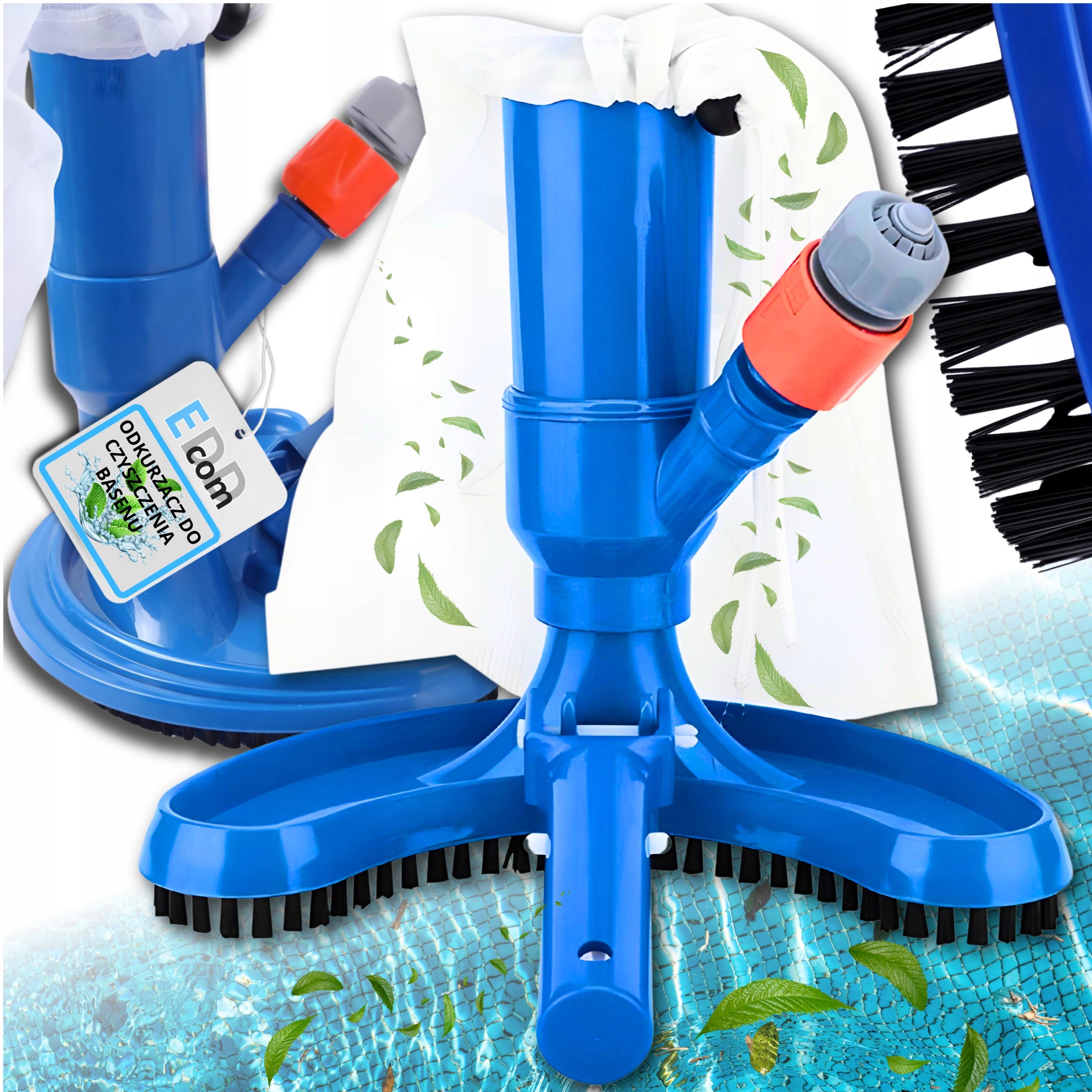 POOL MESH BOTTOM CLEANING KIT POOL VACUUM CLEANER + MESH