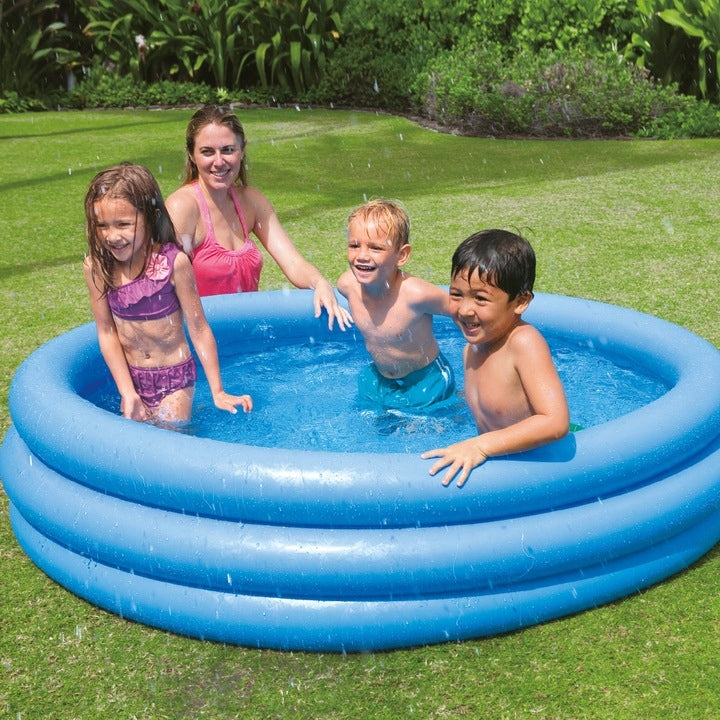POOL SHOWER TRAY INFLATABLE 168x38 cm INTEX 58446 Large Swimming Pool Round Volume 581 l
