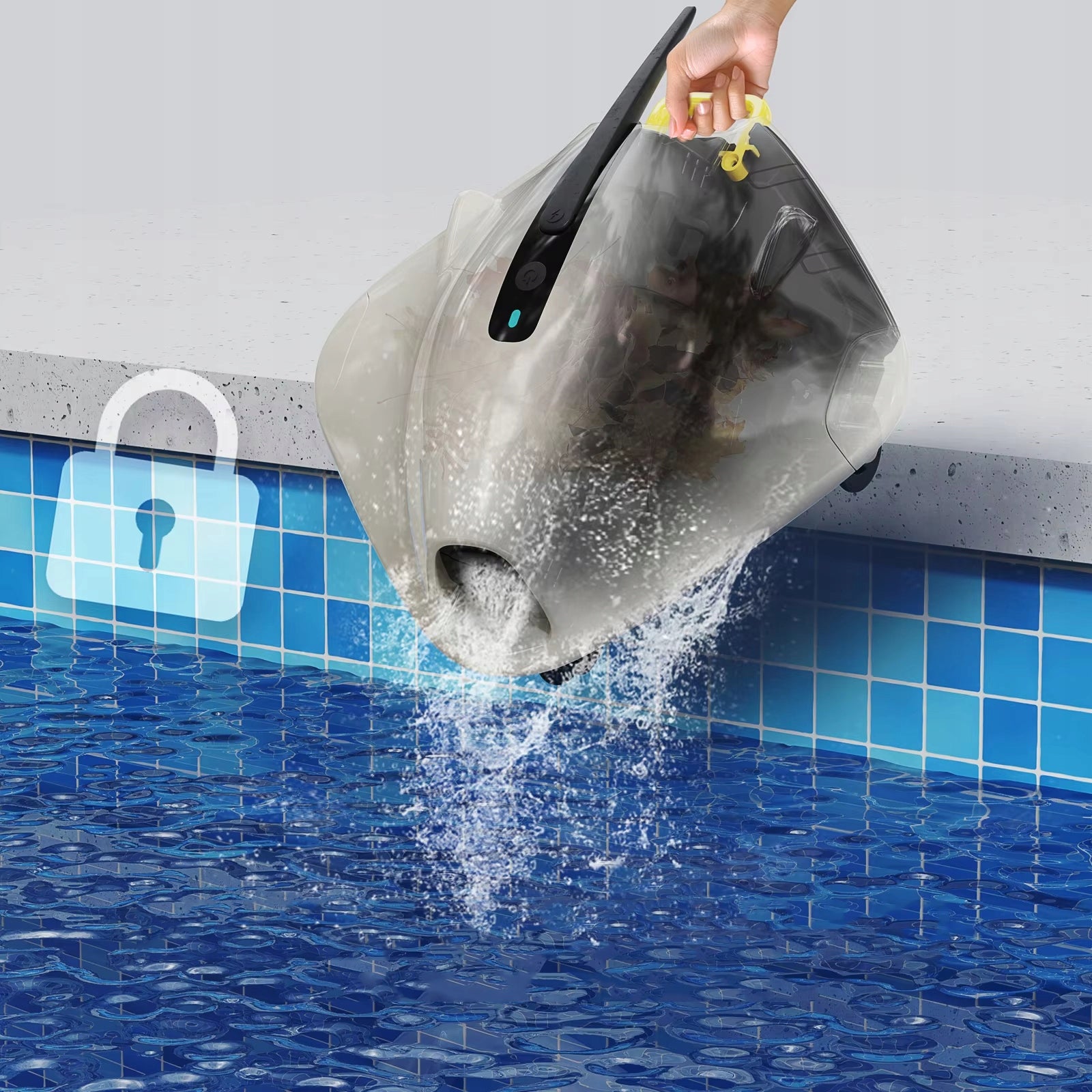 POOL VACUUM CLEANER AUTO ROBOT CLEANING BOTTOM WIRELESS VOLOSON S2 Ultra Batteries included yes