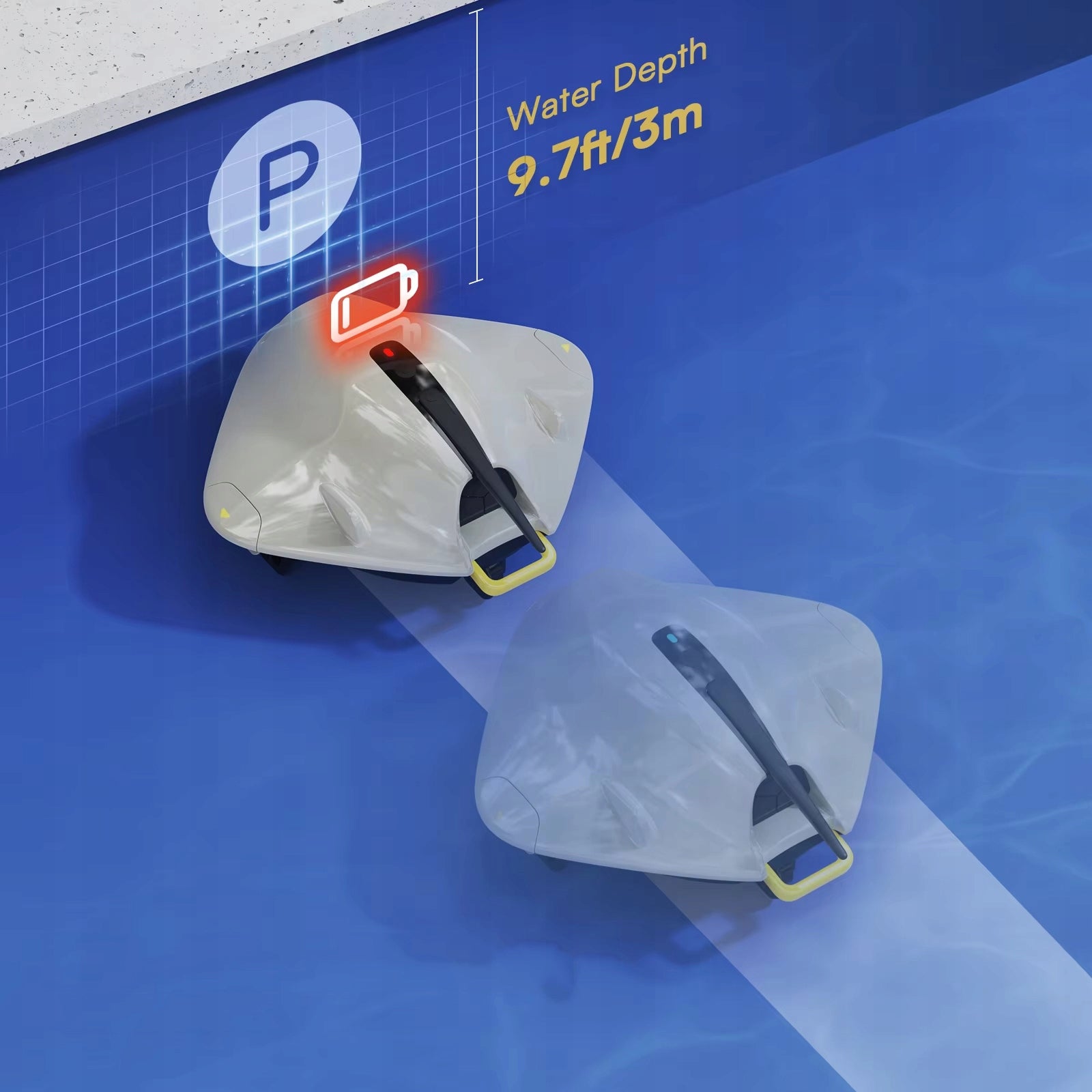 POOL VACUUM CLEANER AUTO ROBOT CLEANING BOTTOM WIRELESS VOLOSON S2 Ultra Manufacturer no brand