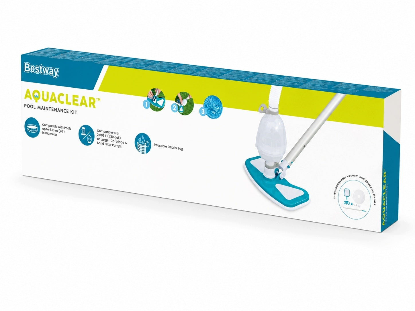 POOL VACUUM CLEANER CLEANING KIT BESTWAY OPPORTUNITY Packaging status original