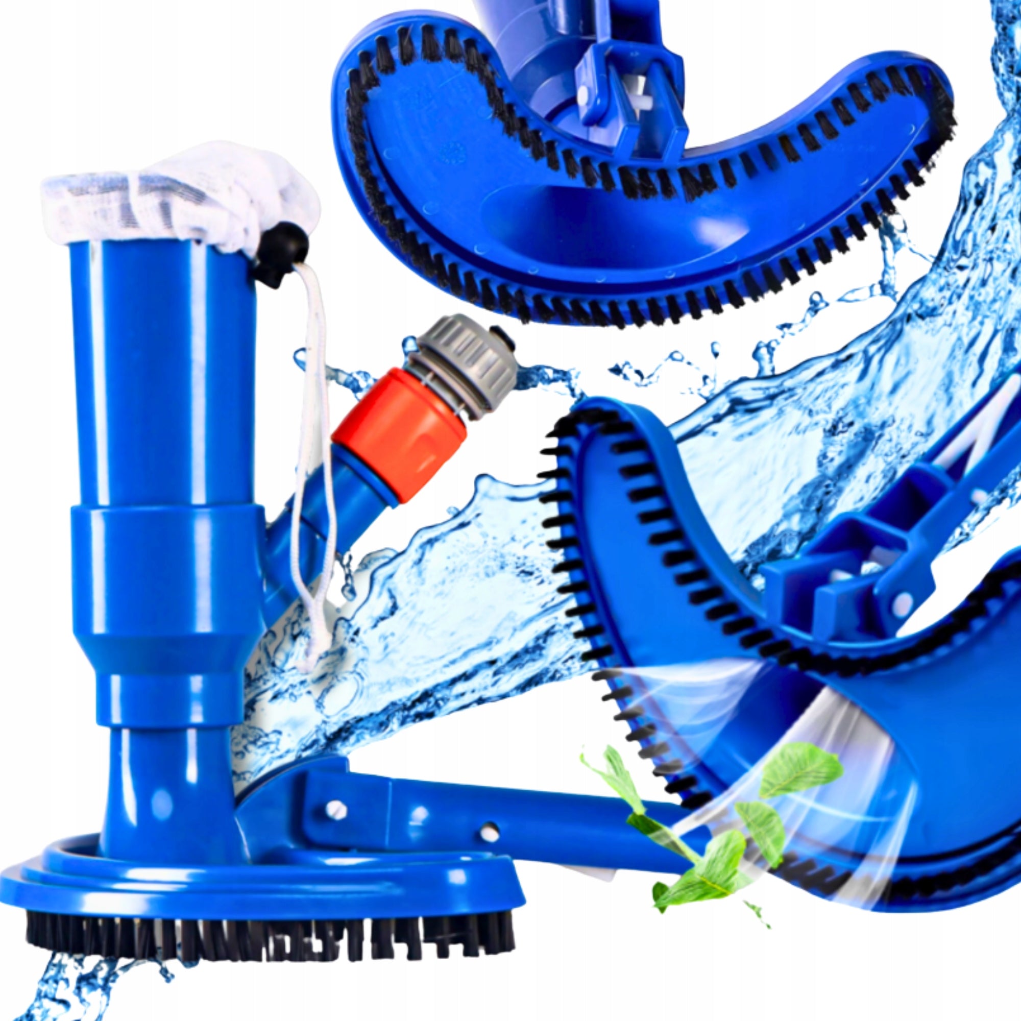 POOL VACUUM CLEANER FOR CLEANING THE BOTTOM OF THE JACUZZI POOL WITH BESTWAY INTEX MESH