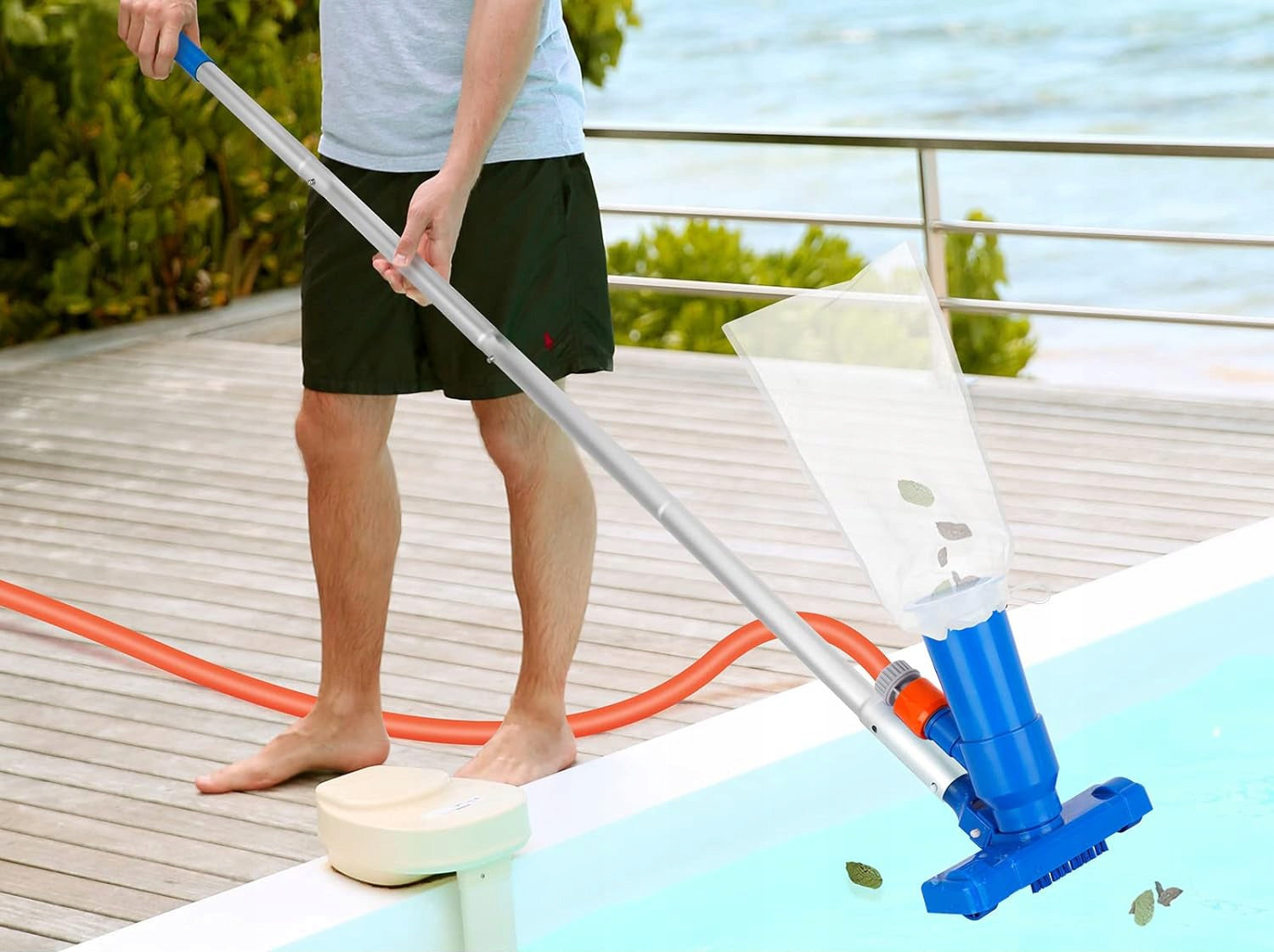 POOL VACUUM CLEANER JOYHOOP CLEANING SET STRAINER 138CM Manufacturer code 5907022795363