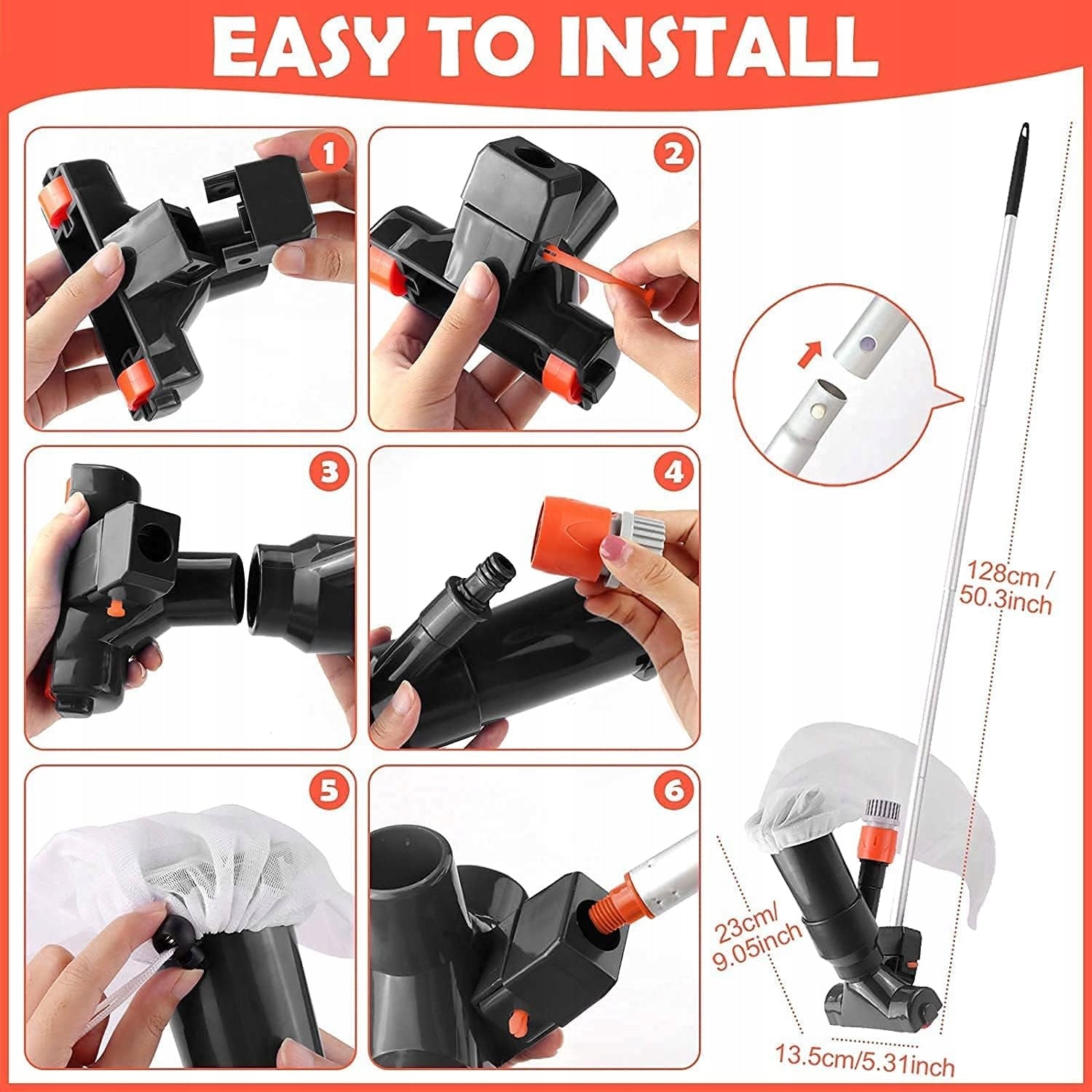 POOL VACUUM CLEANER LARGE CLEANING KIT EAN (GTIN) 5991091177373