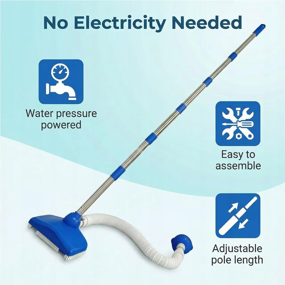 POOL VACUUM CLEANER TO THE BOTTOM WITH TELESCOPIC POLE BRUSH AND HOSE 3,5 M Manufacturer code bez marki