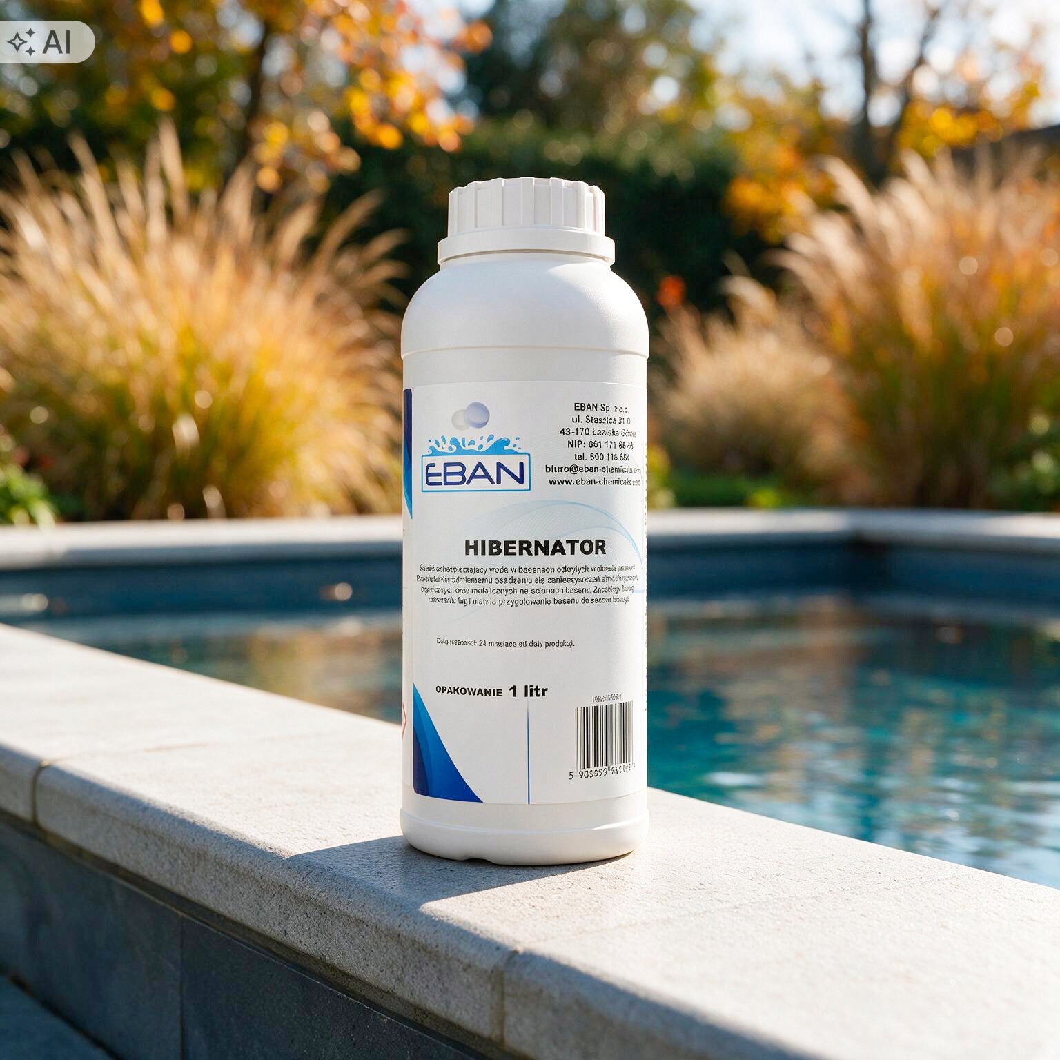 POOL remedy for winter HIBERNATOR wintering pool removes ALGAE SEDIMENTS 1L Manufacturer code zimowanie basenu