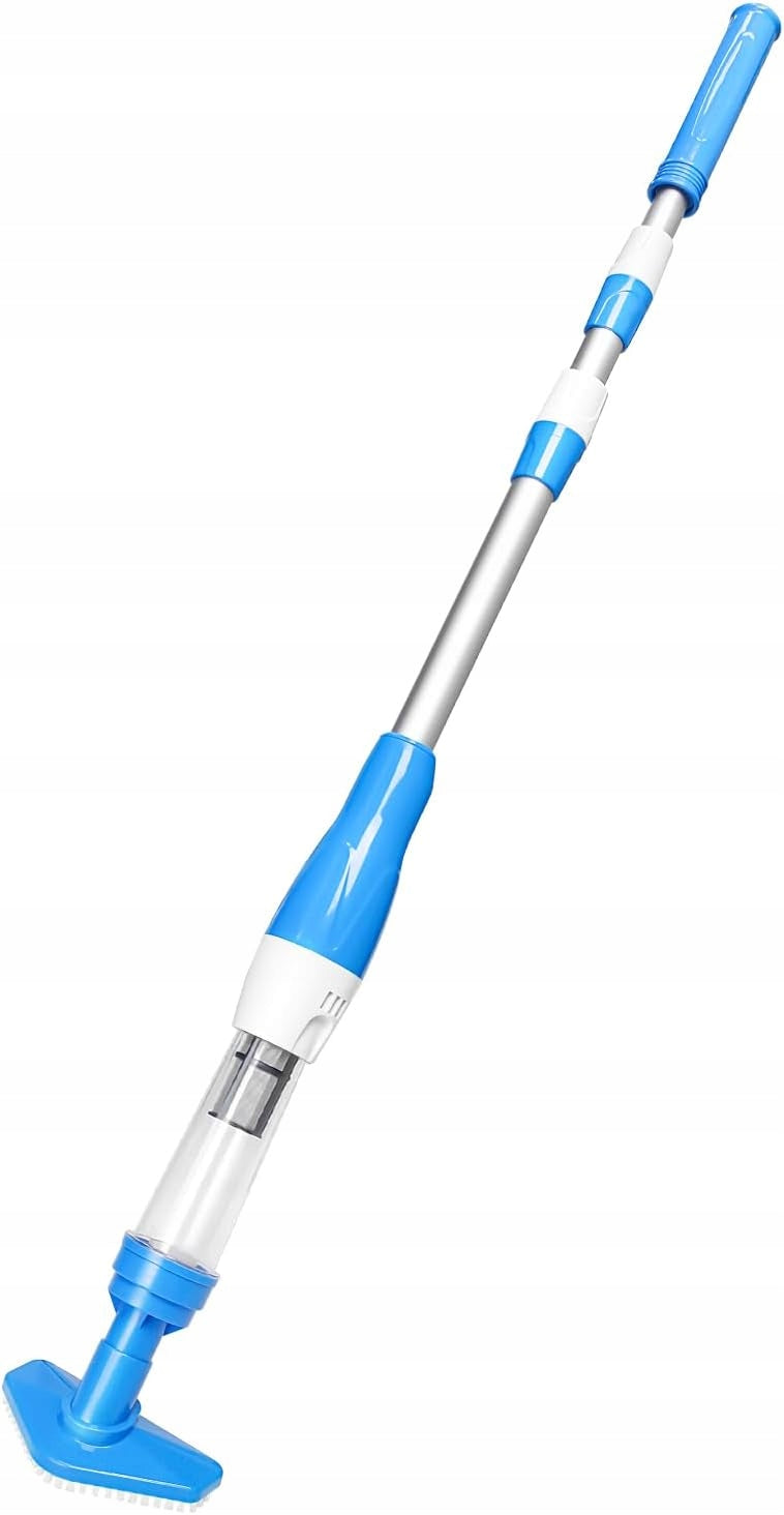 POOLYPOLY 3IN1 CORDLESS POOL VACUUM CLEANER WITH RECHARGEABLE BATTERY. BLUE