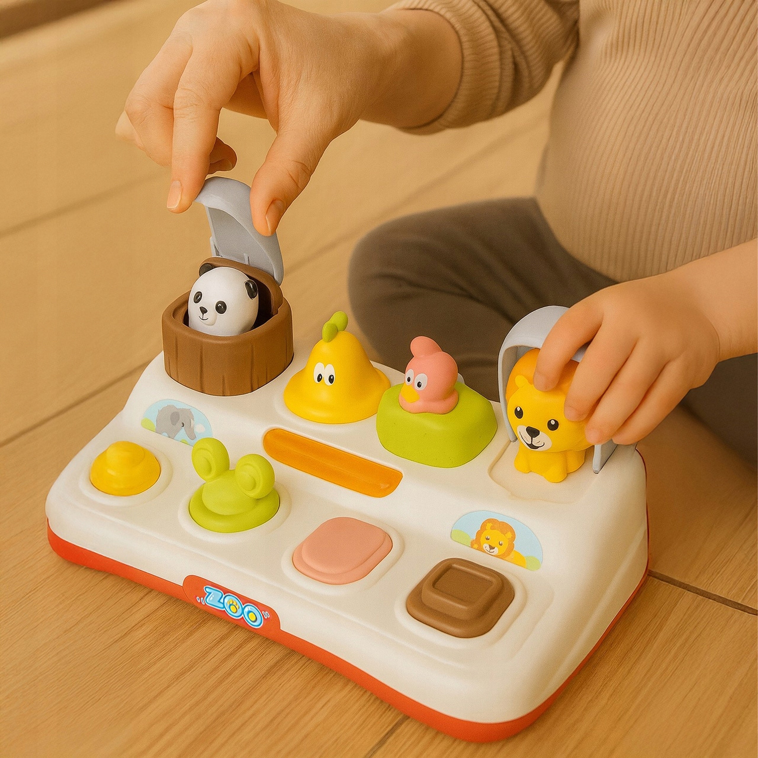 POP-UP ANIMALS EDUCATIONAL TOY POP-UP INTERACTIVE MONTESSORI Brand MTOYS