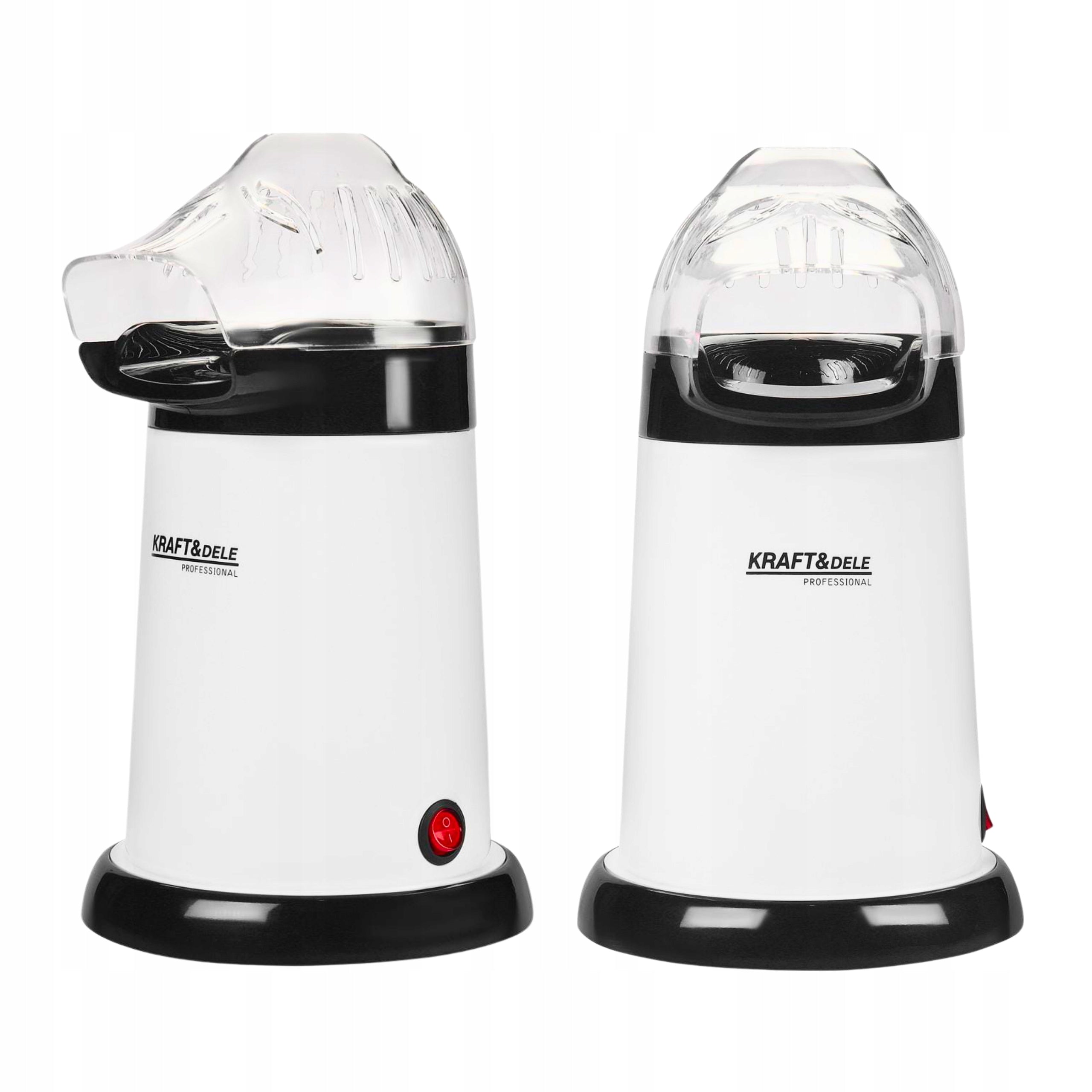 POPCORN MACHINE HOMEMADE DEVICE MINI FAT FREE MACHINE 1300W Packaging status original