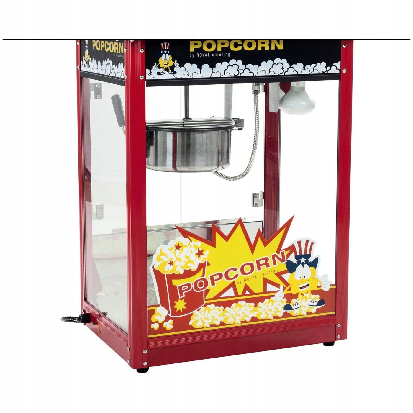 POPCORN MACHINE Professional Electric 1500W Efficient 6kg/h Countertop Brand Royal Catering