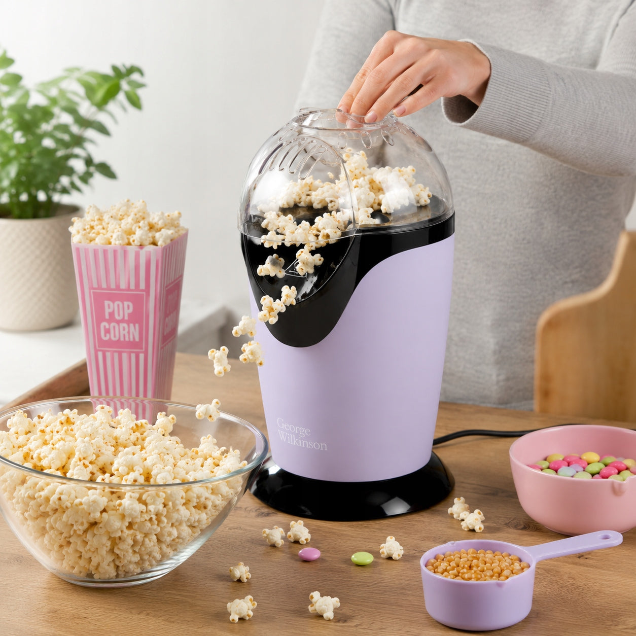 POPCORN MAKING MACHINE FAT-FREE MACHINE POPCORN MACHINE Packaging status original