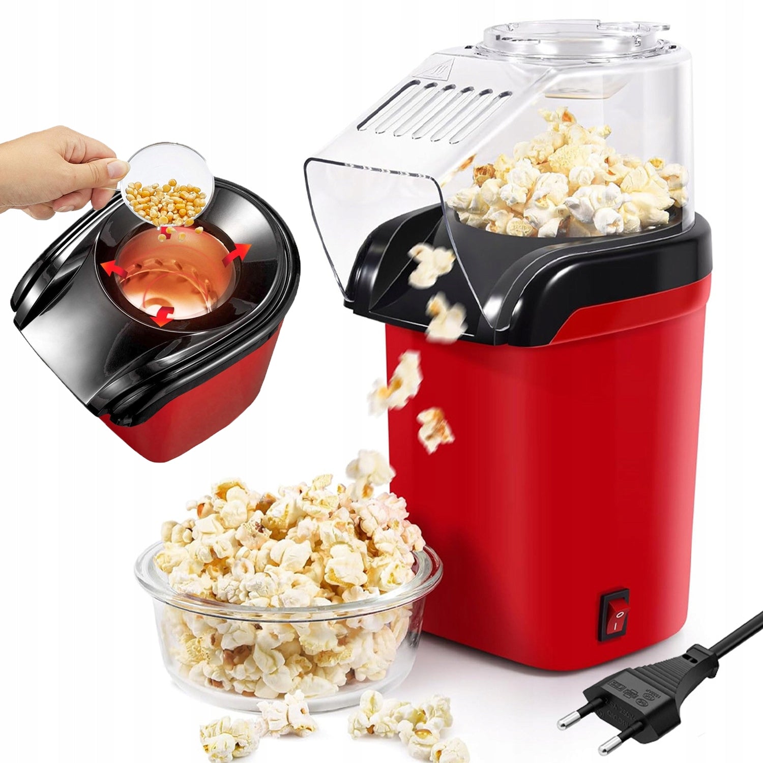 POPCORN MAKING MACHINE HOME MACHINE AUTOMATIC DEVICE 1200W