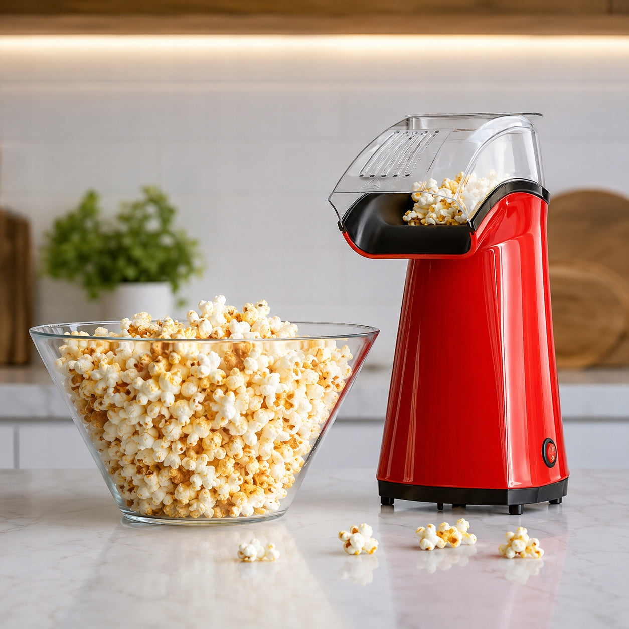 POPCORN MAKING MACHINE POPCORN MAKER HOMEMADE 1200W Packaging status original