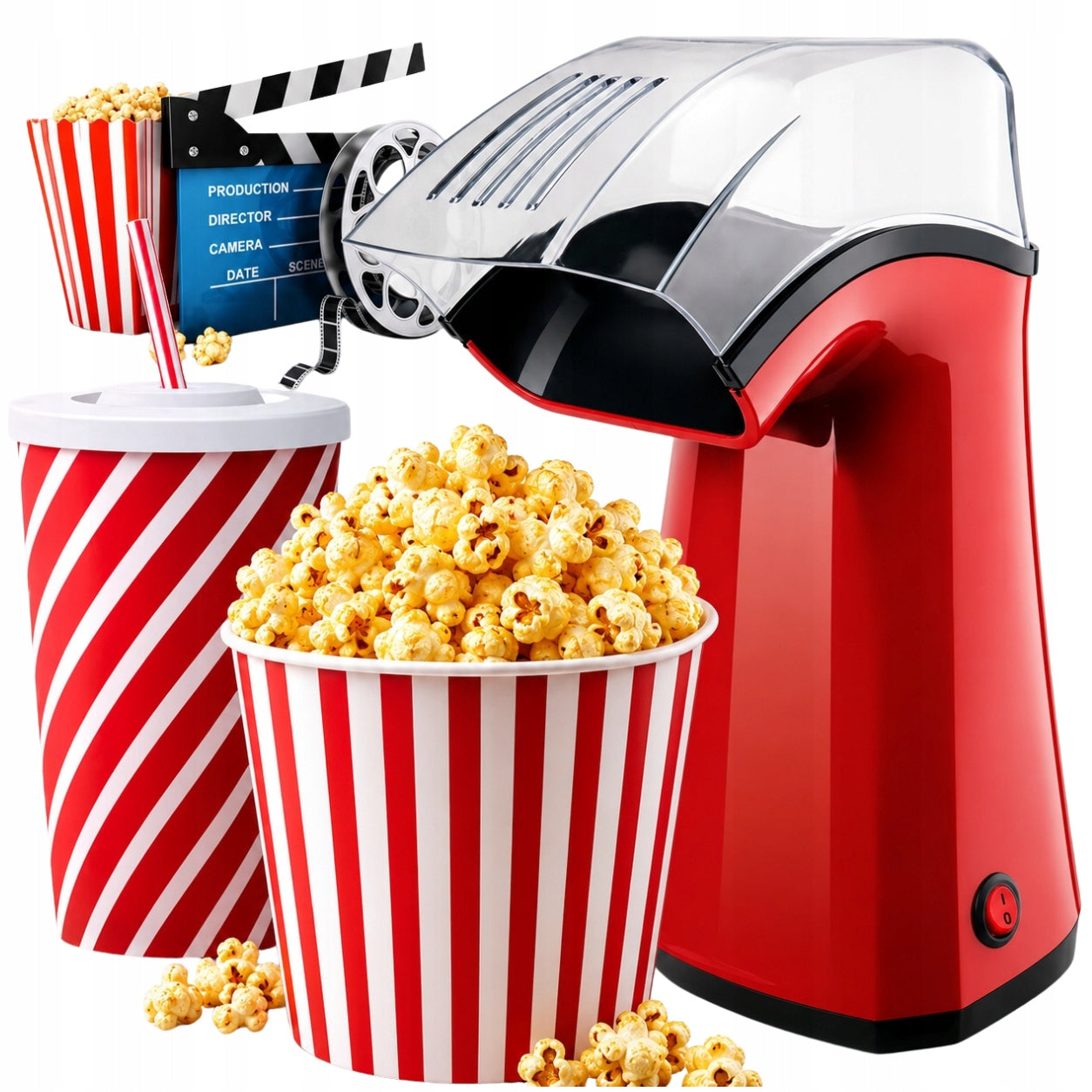 POPCORN MAKING MACHINE POPCORN MAKER HOMEMADE 1200W