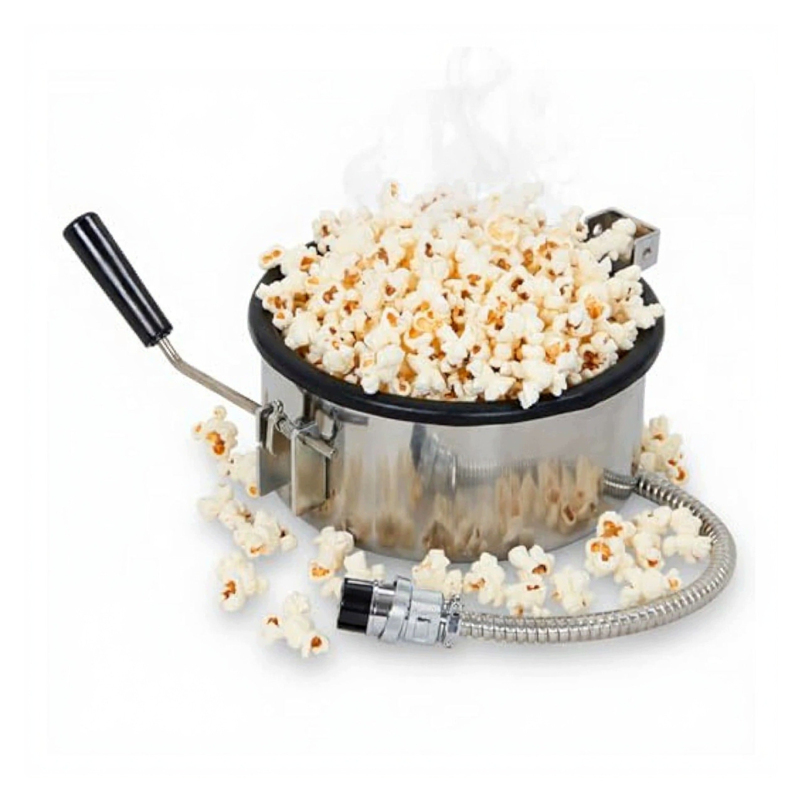 POPCORN POT WITH TEFLON COATING ALUMINIUM RESISTANT TO 300°C 21X9 5 CM Manufacturer code VexNook