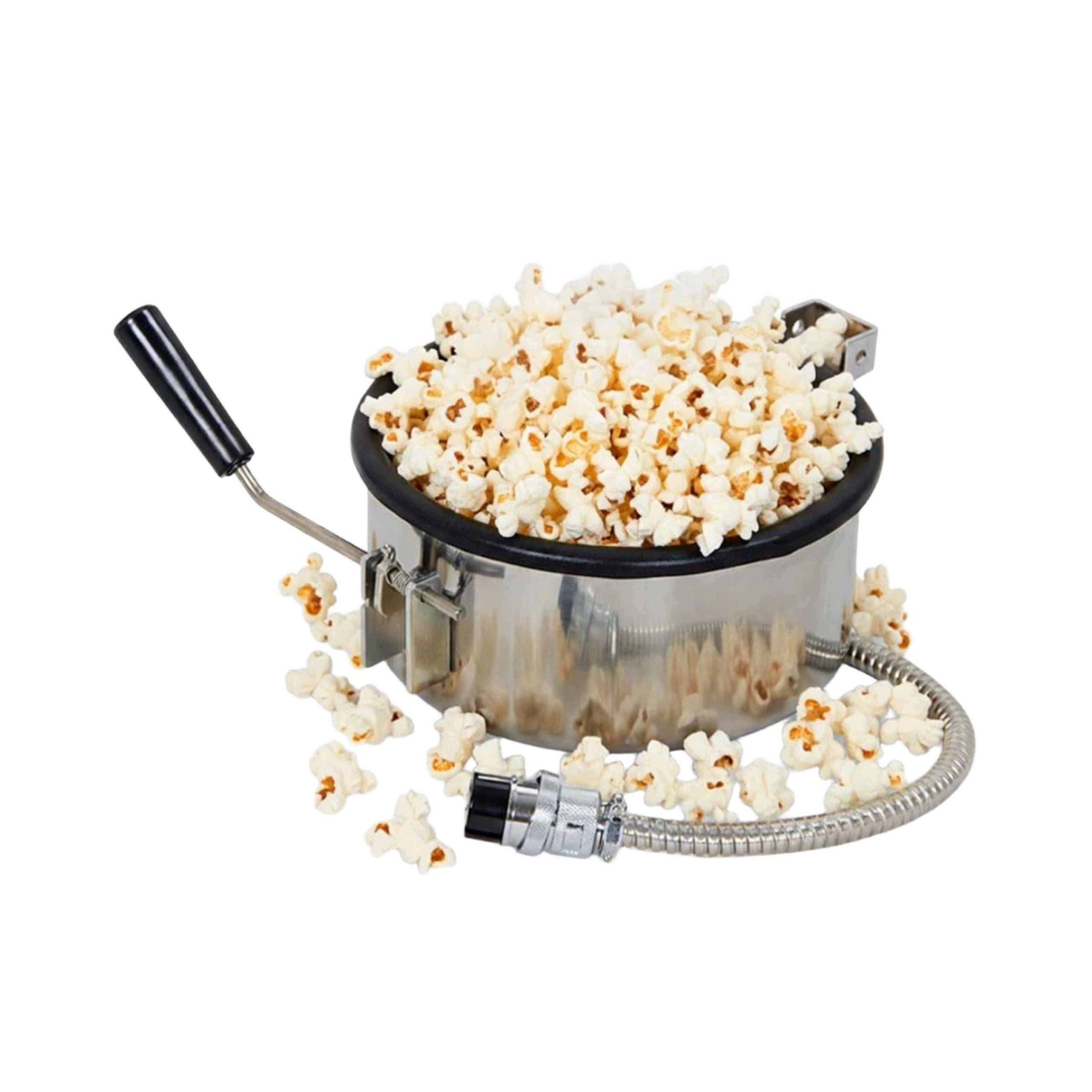 POPCORN POT WITH TEFLON COATING ALUMINIUM RESISTANT TO 300°C 21X9 5 CM