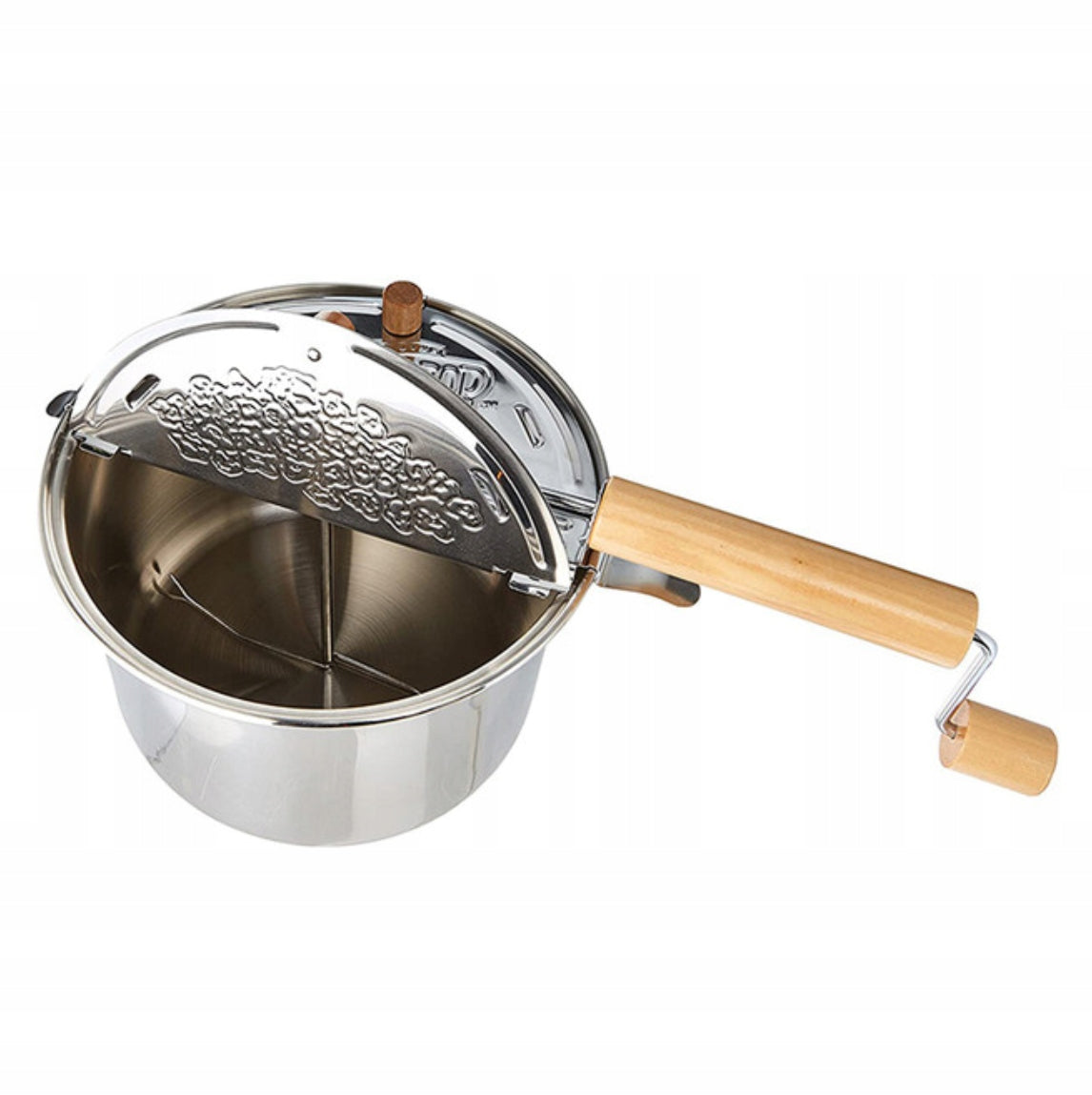 POPCORN Set - Popcorn Pot STEEL, Corn, Salt, Fat Packaging status original