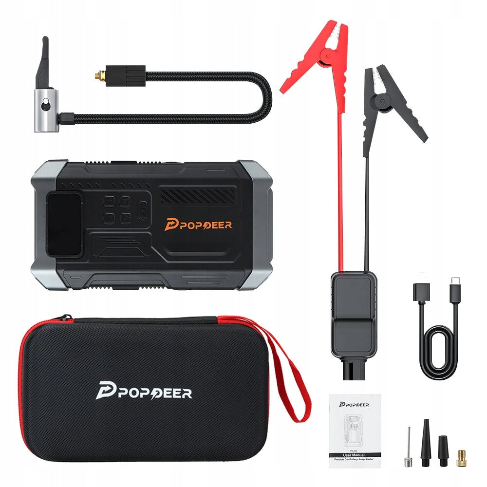 POPDEER PD-JA3 – Rozrusznik 5000A z Kompresorem 6w1 Model PD-JA3 5000A