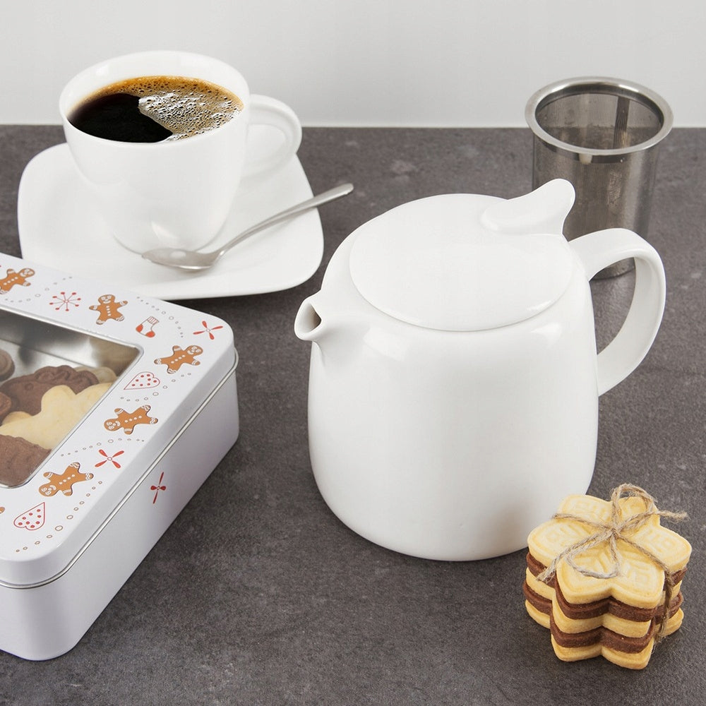 PORCELAIN jug with infuser tea strainer herbs infusion infuser Manufacturer code 5900670113756