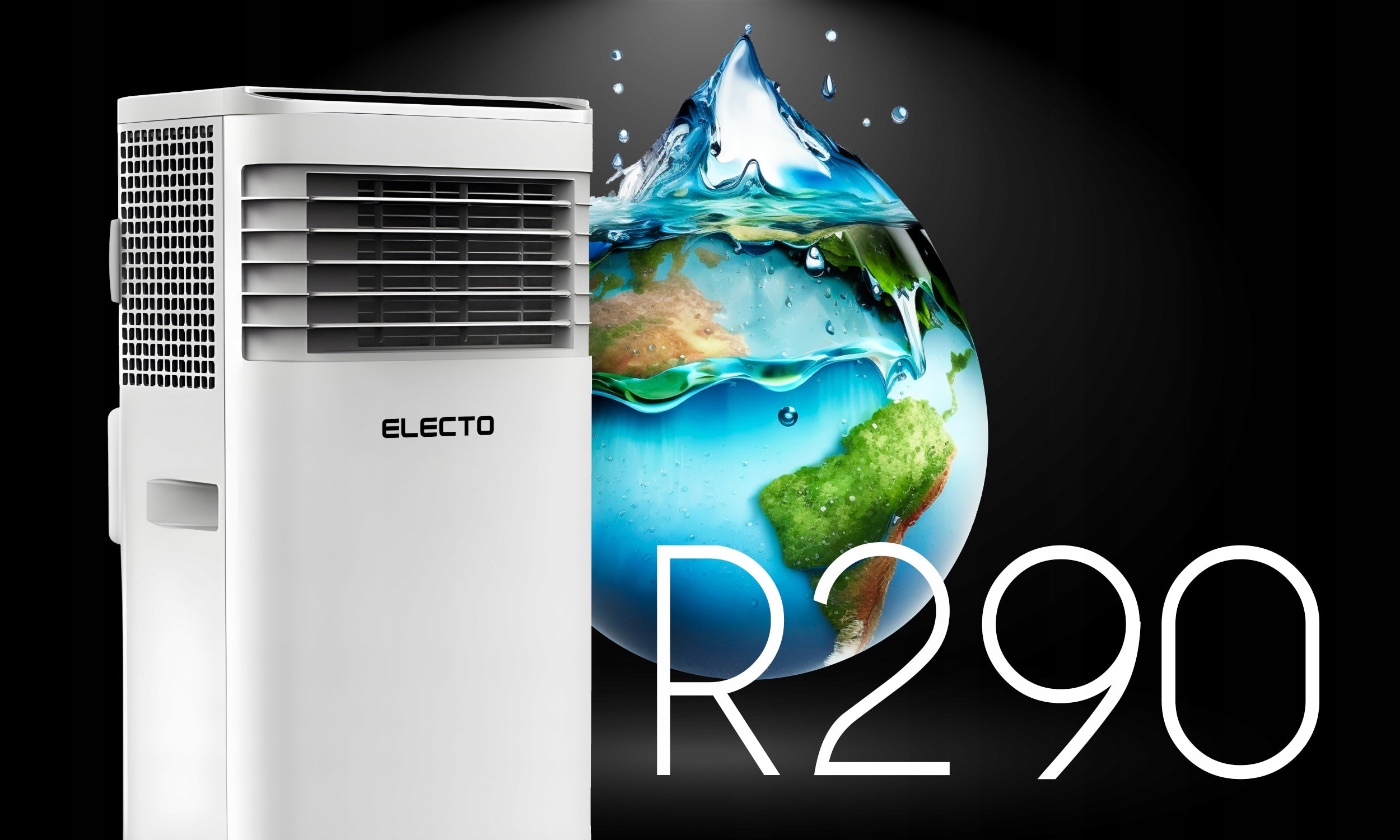 PORTABLE AIR CONDITIONER 2,6kW QUIET SMALL WiFi DEHUMIDIFIER 24l/24H AIR CONDITIONING Cooling power 2600 W