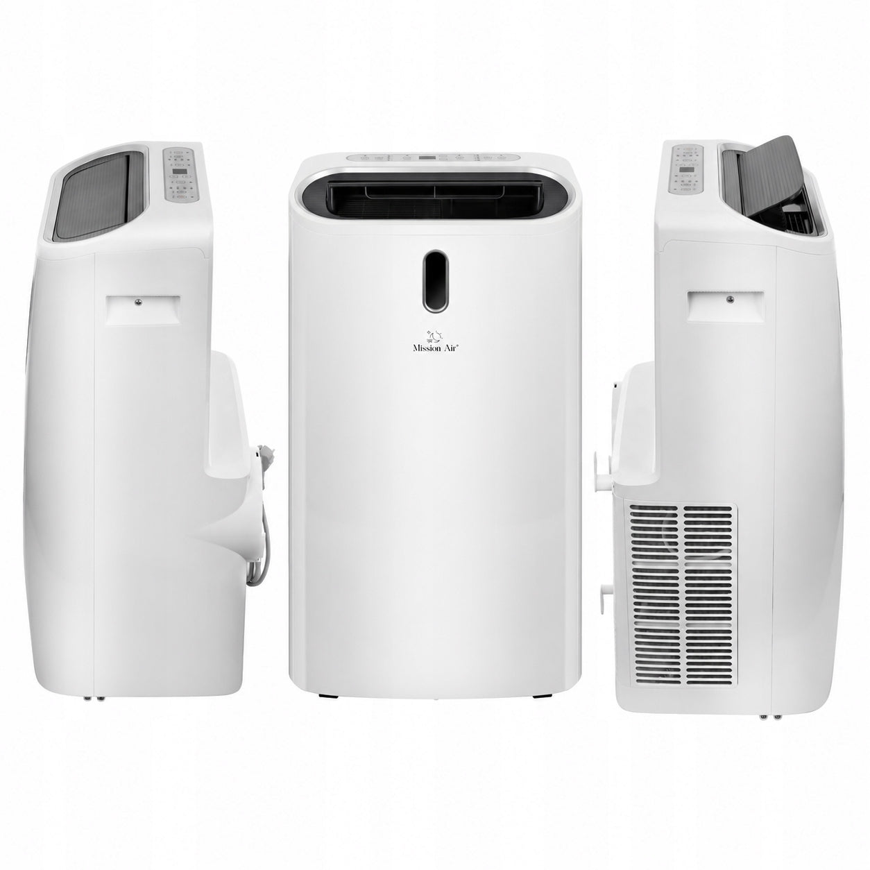 PORTABLE AIR CONDITIONER Mission Air 4,7kW dehumidifier 50L +HEATING +SWING +WiFi Control manual with the remote control