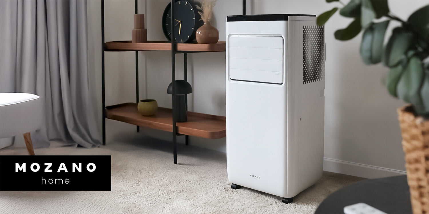 PORTABLE AIR CONDITIONER SMALL QUIET 2,6kW moWiFi DEHUMIDIFIER 24l/24H MOZANO Heating power 0 W