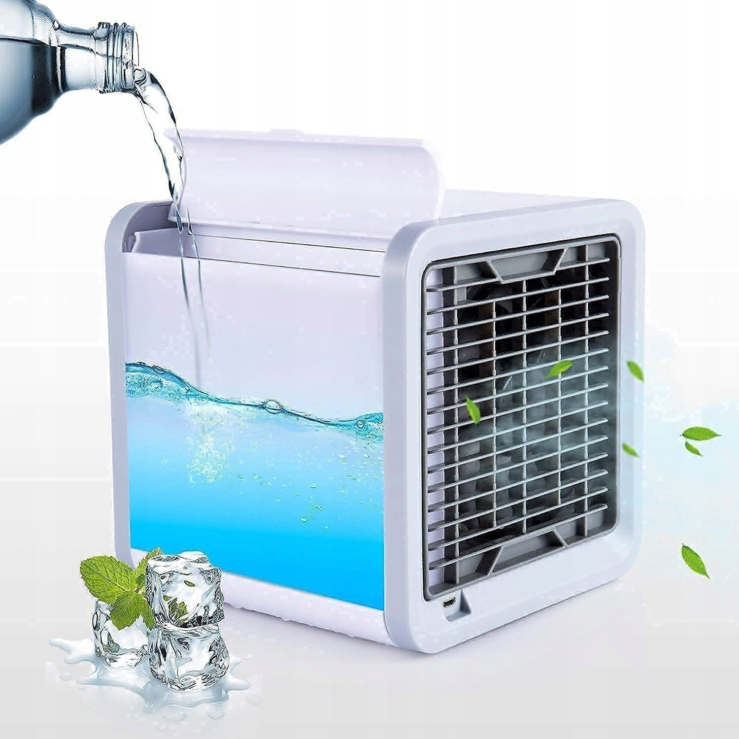 PORTABLE AIR COOLER LED MINI WATER AIR CONDITIONER COOLING HUMIDIFIER USB
