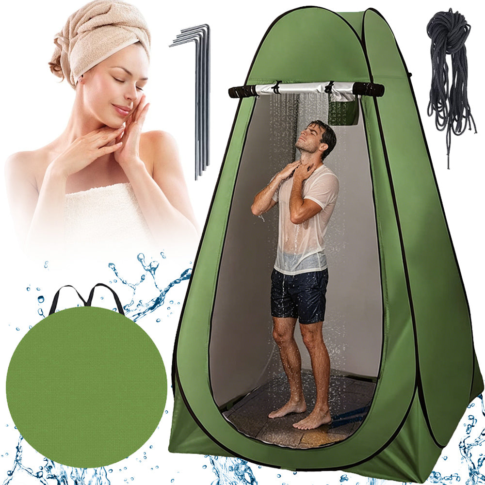 PORTABLE BEACH TENT FOR SHOWER CHANGING ROOM WATERPROOF WITH WINDOWS