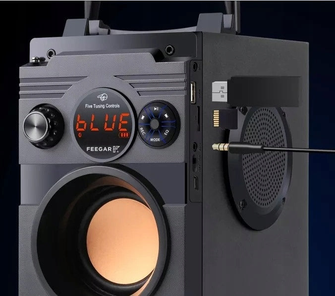 PORTABLE BLUETOOTH SPEAKER Feegar Showjet 4000mah RADIO AUX USB MP3 SD EAN (GTIN) 5904610880180