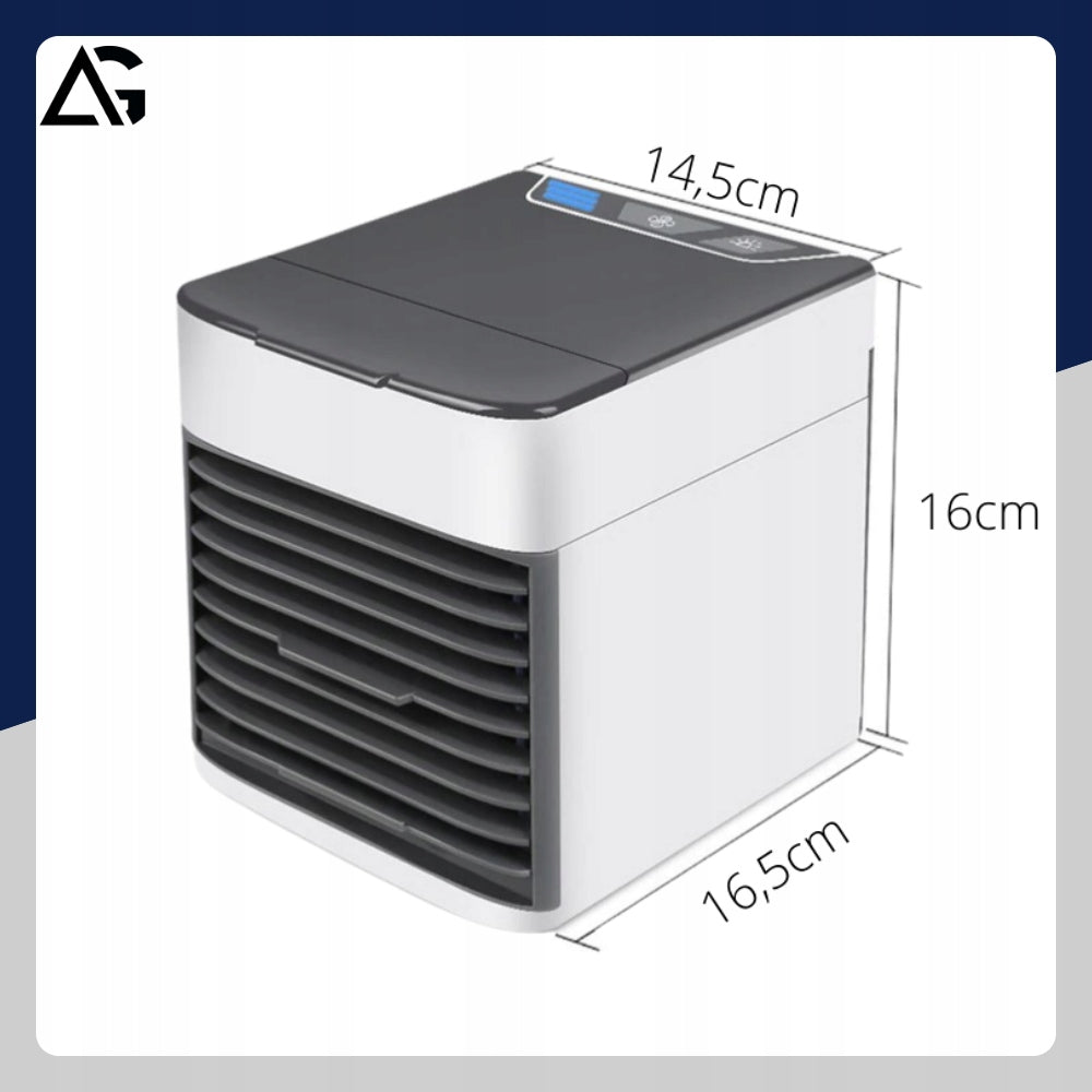 PORTABLE DESK AIR CONDITIONER SMALL WATER FOR WATER AND ICE 3IN1 LED USB AIR CONDITIONER Brand ARSA GO