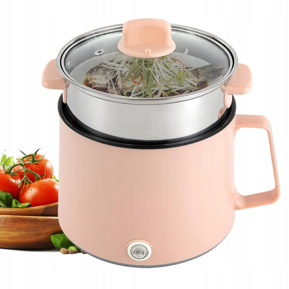 PORTABLE ELECTRIC POT 2-PLY 1.7 L NON-STICK 600W