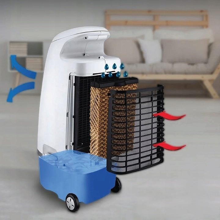 PORTABLE EVAPORATIVE AIR CONDITIONER Honeywell CS10PEI IONIZATION Power 85 W