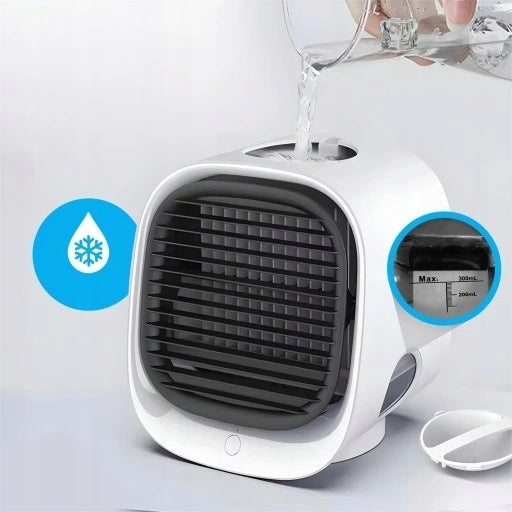 PORTABLE EVAPORATIVE AIR CONDITIONER WATER TANK 300ML 3-SPEED FAN Brand no brand