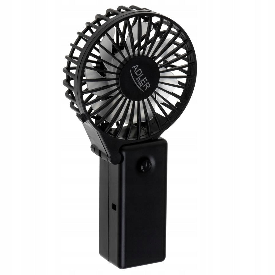 PORTABLE FAN SMALL HANDY BATTERY OPERATED FOLDABLE 2in1 QUIET EAN (GTIN) 6951000597196