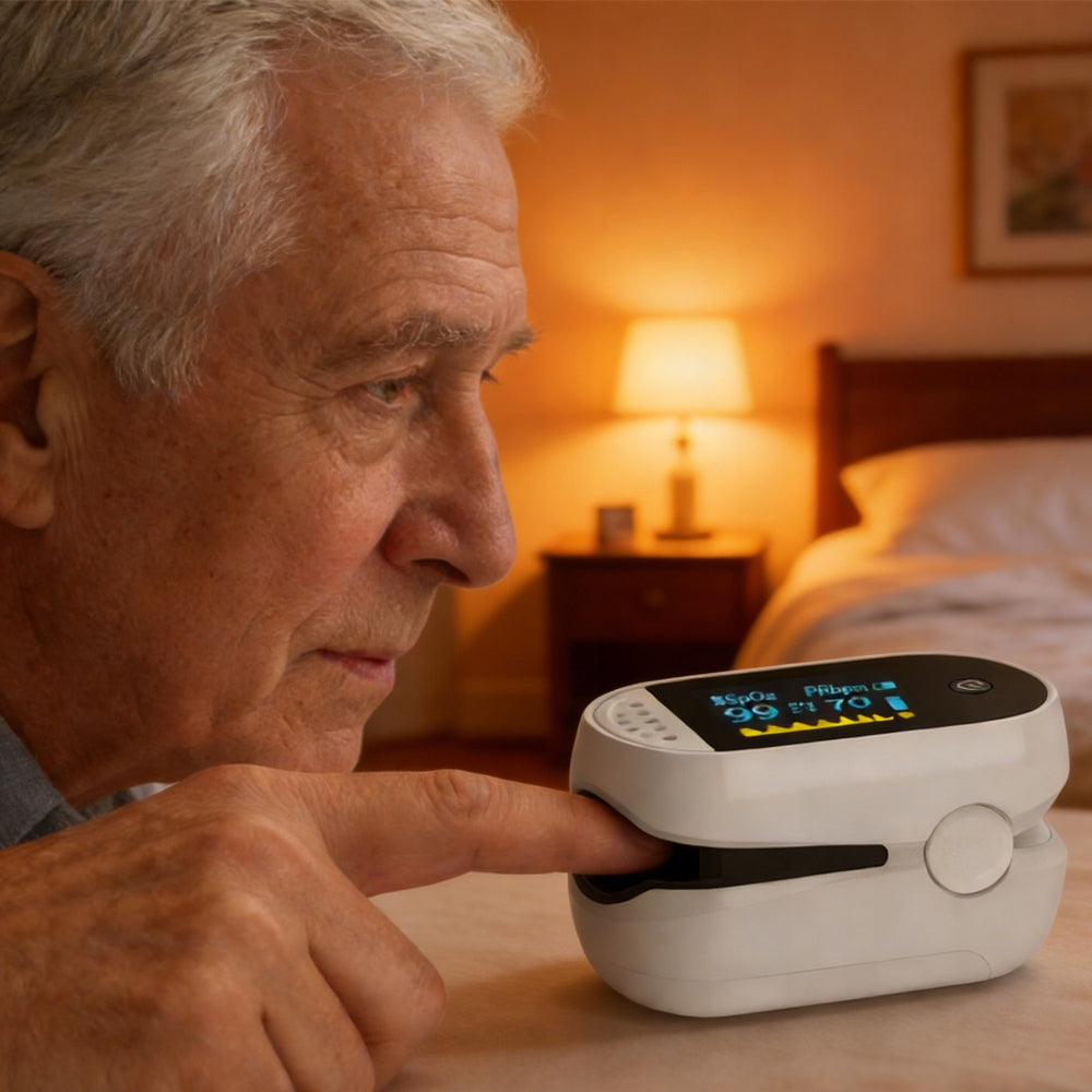 PORTABLE FINGER PULSE OXIMETER FOR ADULTS AND THE ELDERLY Packaging status original
