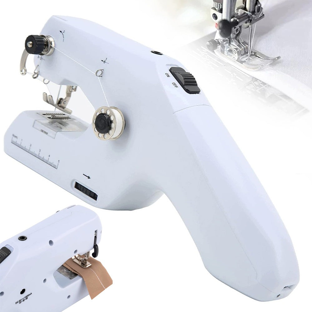 PORTABLE HAND SEWING MACHINE DIY MINI ELECTRIC SEWING MACHINE