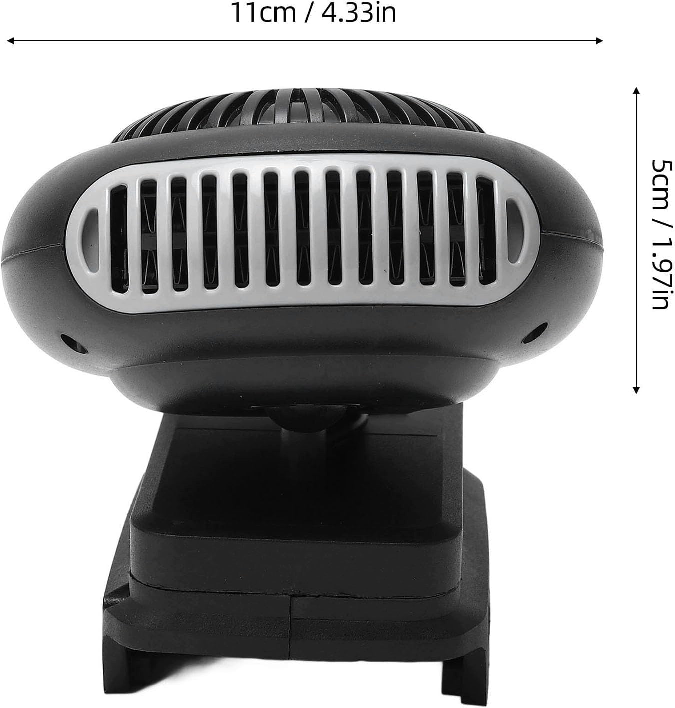 PORTABLE HEATER 170W 18V BATTERY 2 HEAT LEVELS Brand no brand