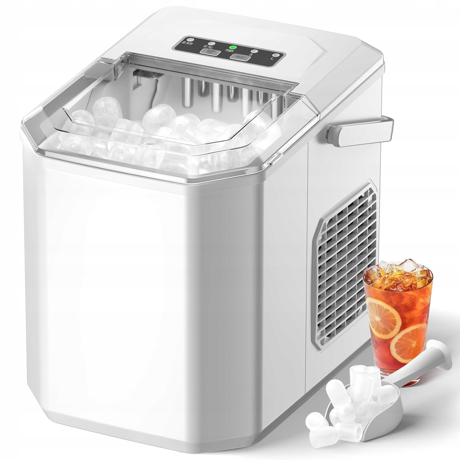 PORTABLE ICE MAKER - 2 SIZES, SELF-CLEANING FUNCTION