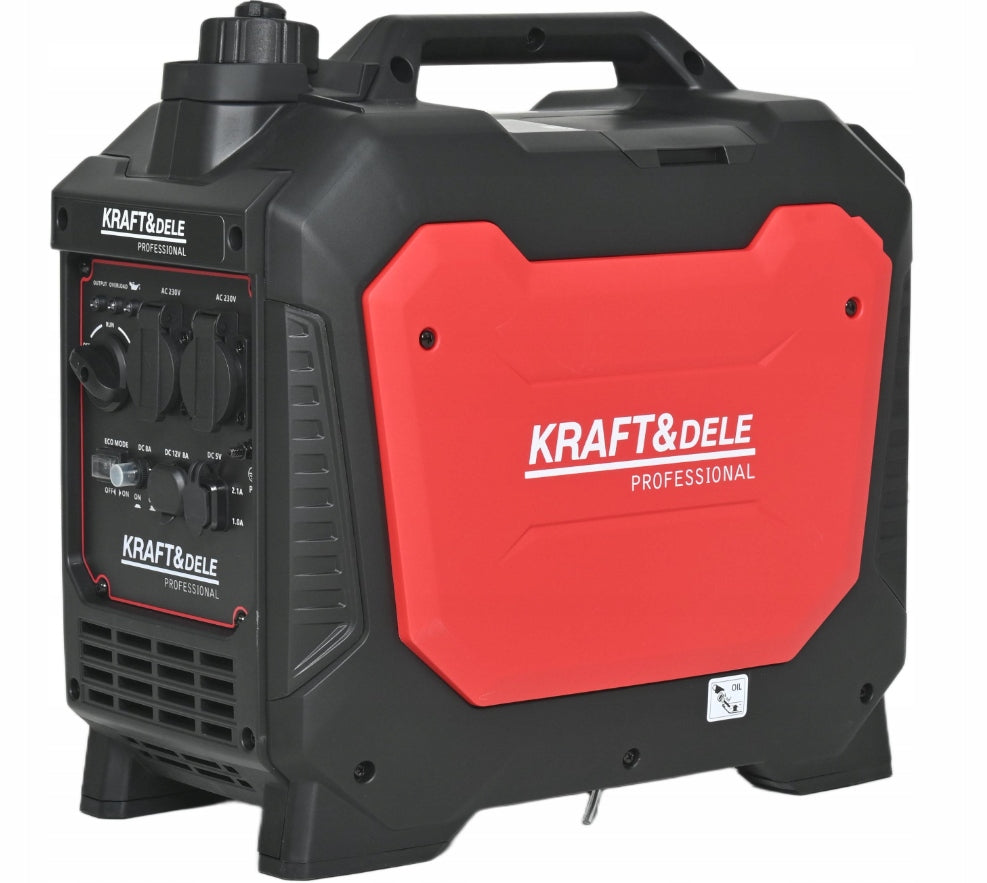 PORTABLE INVERTER GENERATOR SET 2,5KW 230V 12V 8A USB KD3162 Packaging status original