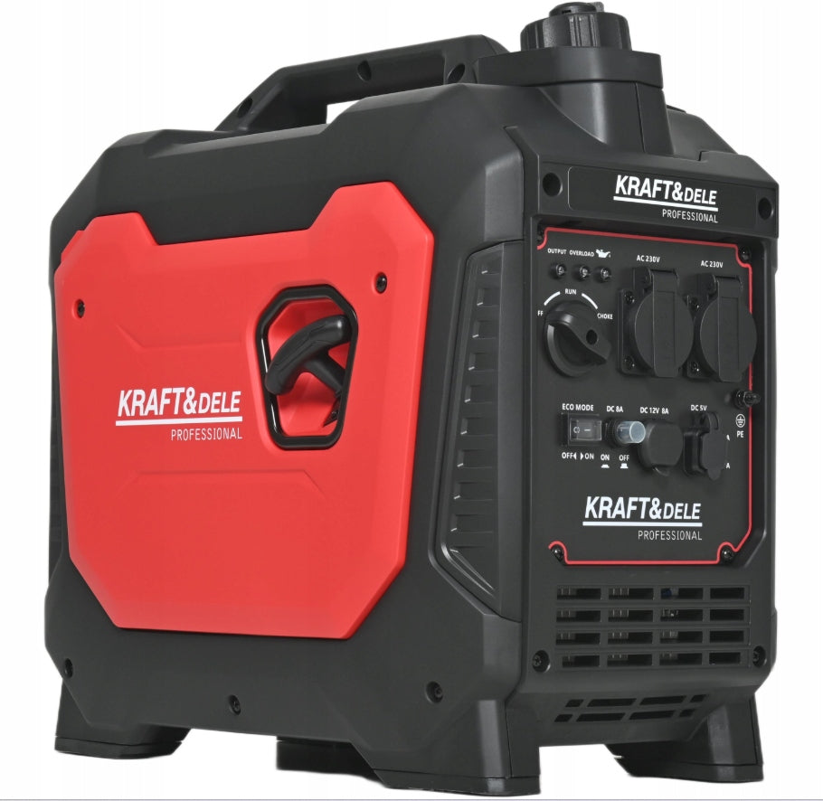 PORTABLE INVERTER GENERATOR SET 2,5KW 230V 12V 8A USB KD3162